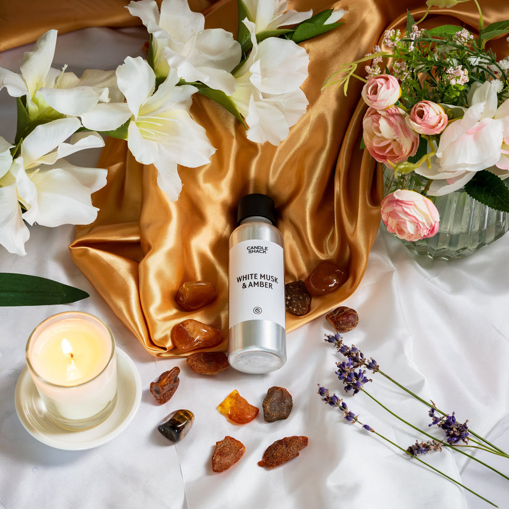 30cl Candle Recipe, White Musk & Amber in Rcx