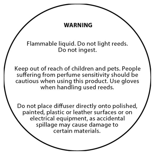 Étiquette de sécurité pour diffuseur transparent de 50 mm