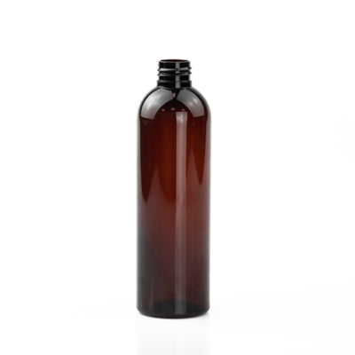 250ml Amber TALL PET Boston Bottle