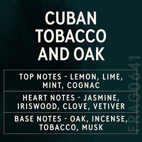 Cuban Tobacco & Oak Scent Card