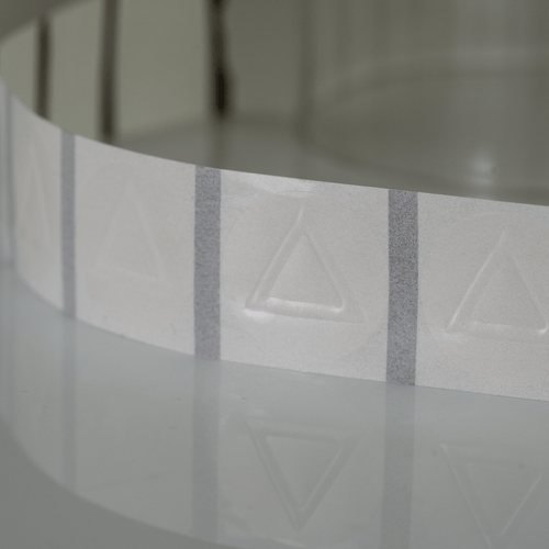 Clear Tactile Warning Labels 25mm