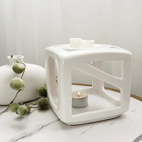 Wax Burner Naples - White