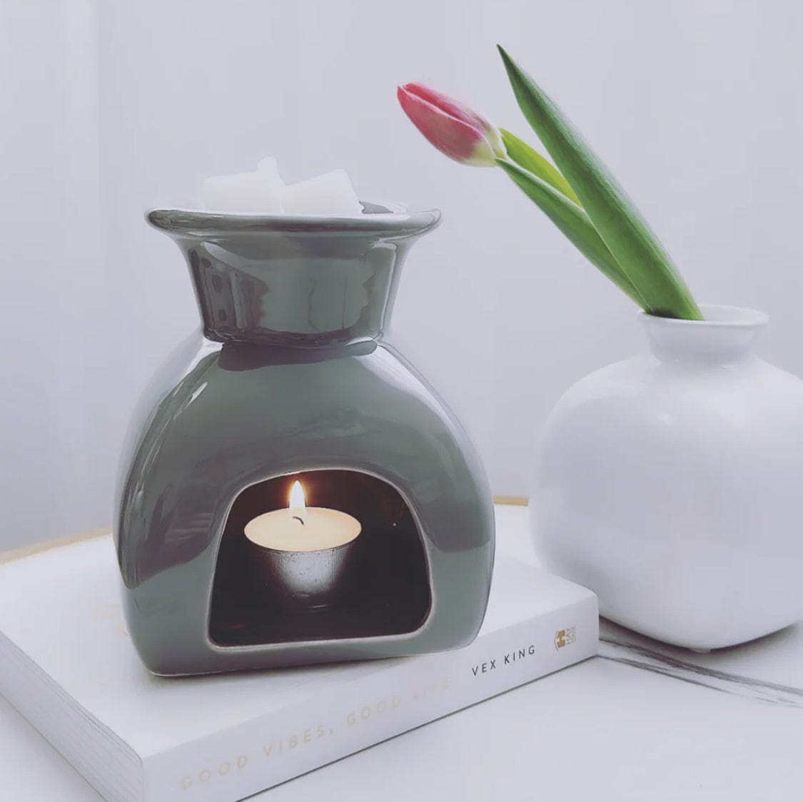 Wachsbrenner Mia - Grau