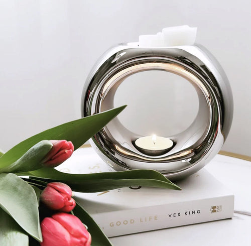 Wax Burner Oslo  - Chrome