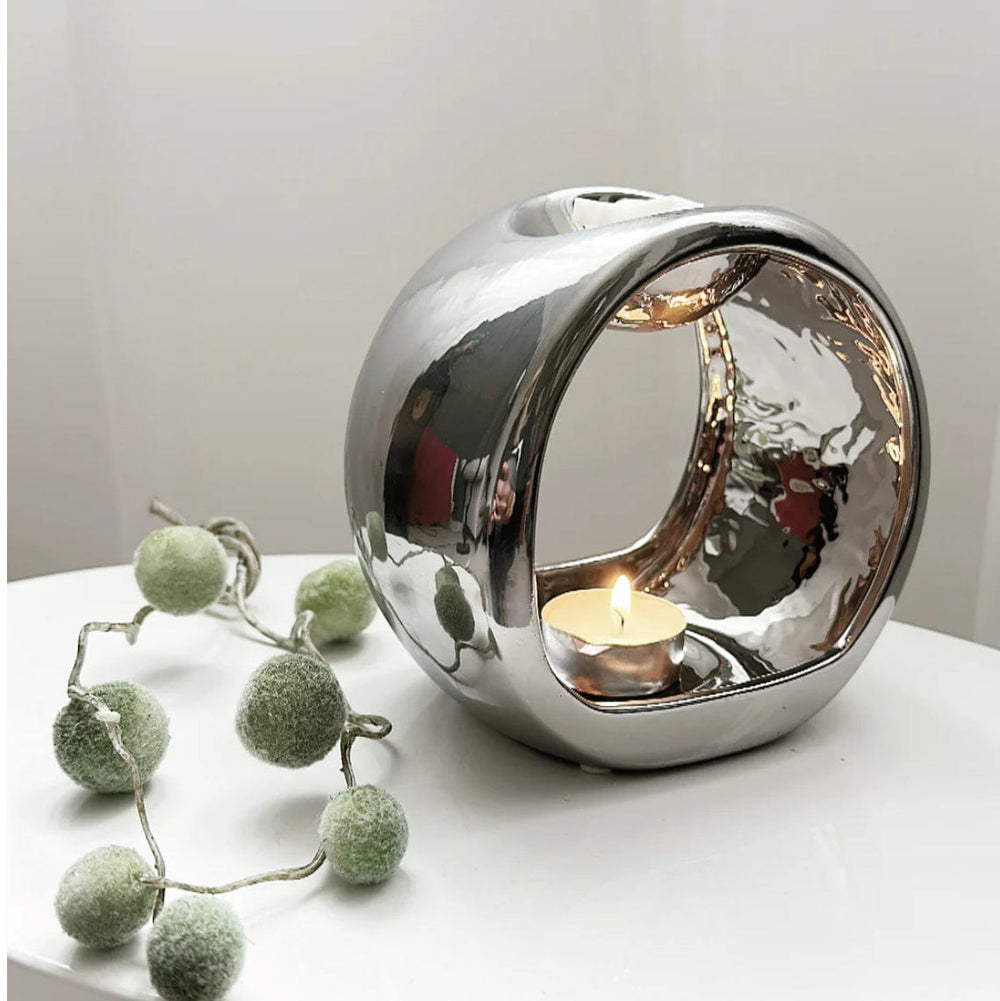 Brûle-cire Porto - Chrome