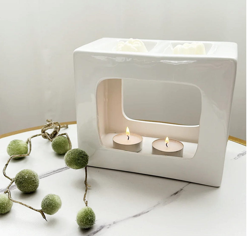 Brûleur à cire Talin Deluxe - Blanc