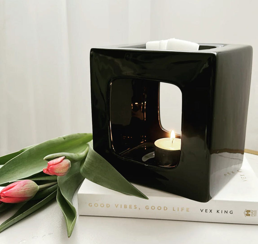 Brûleur à cire Talin - Noir