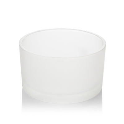 50cl Candle Glass Bowl - Frosted Finish