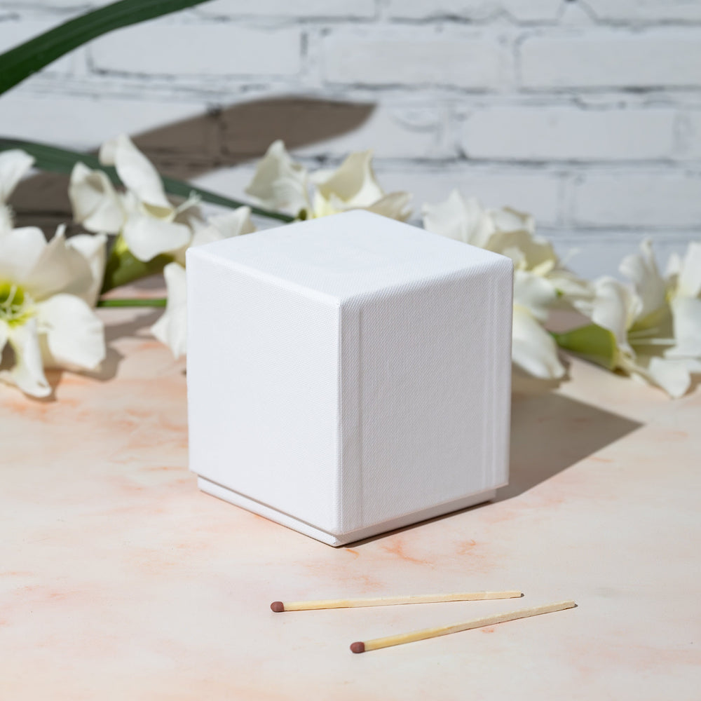 Luxury Rigid Box for 30cl Ebony Jar - White