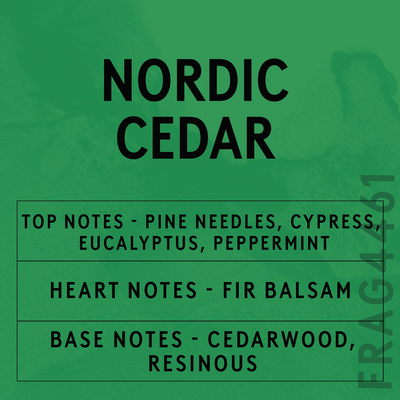 Nordic Cedar Fragrance Oil Scent Card