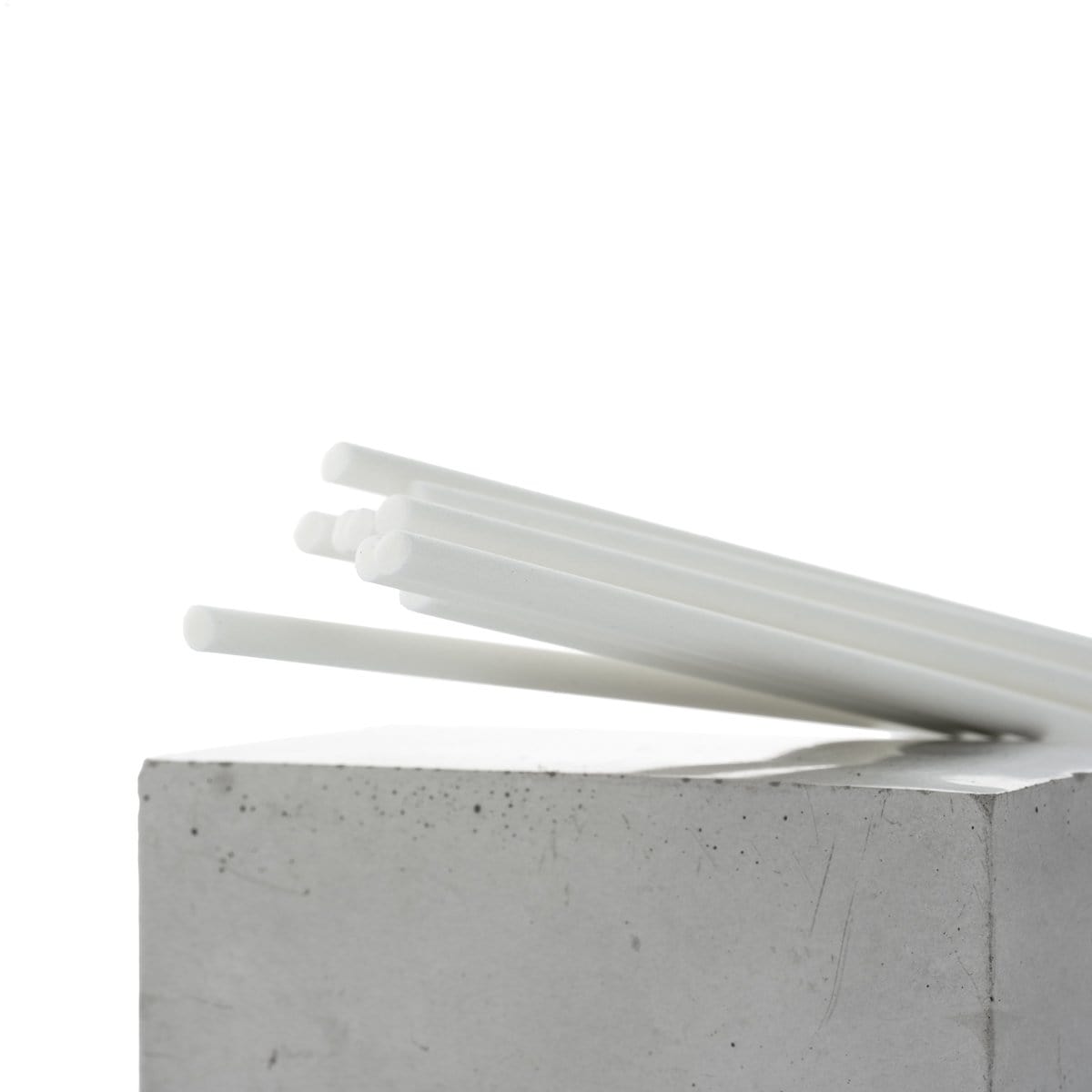 Anches en fibre blanche 3,5 mm x 250 mm