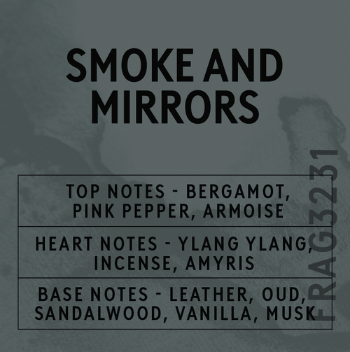 Smoke & Mirrors Fragrance Oil scent card
