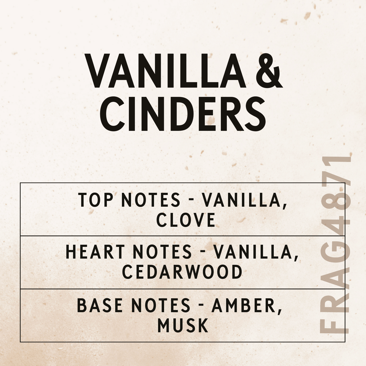 Vanilla & Cinders Duftöl