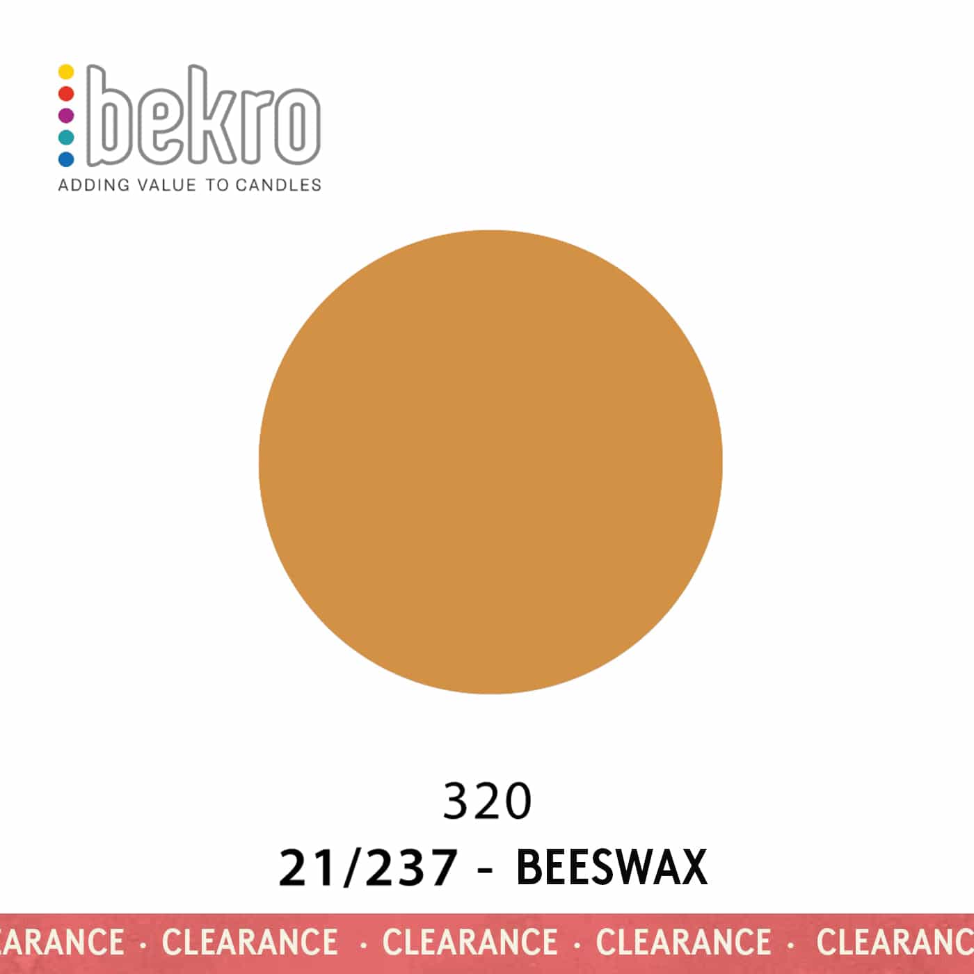 Bekro Dye - 21/237 - Cire d'abeille