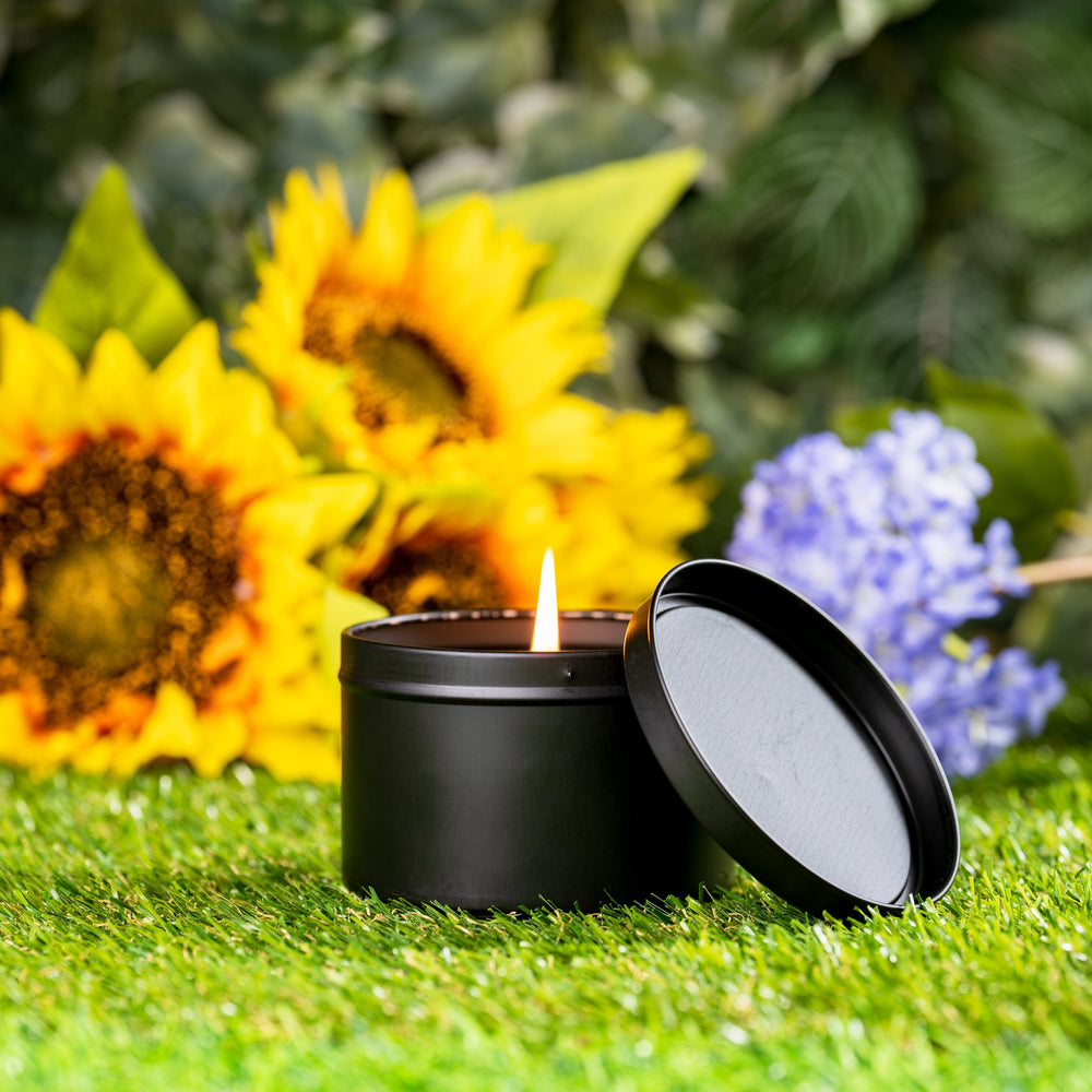 25cl Candle Tin - Matt Black