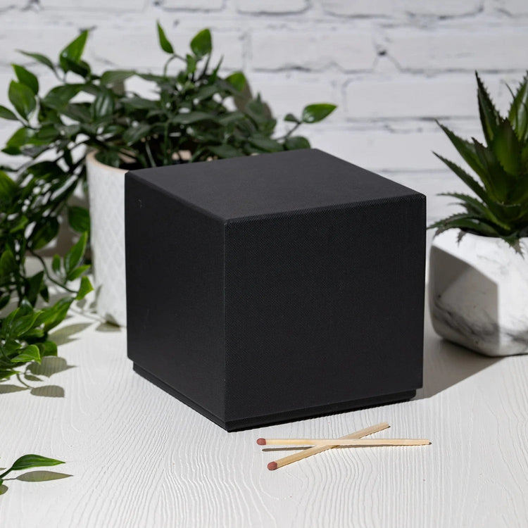 Candle Shack Candle Box Luxury Rigid Box for Tall 3-Wick Bowl - Black