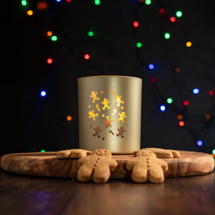 Candle Shack Candle Jar Tis The Season - Matt Gold 30cl Lotti Christmas Candle Jar (Box of 6)