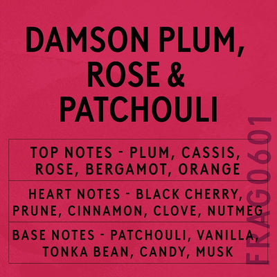 Damson Plum, Rose & Patchouli Scent Card