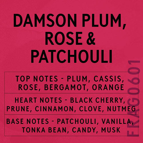Damson Plum, Rose & Patchouli Scent Card