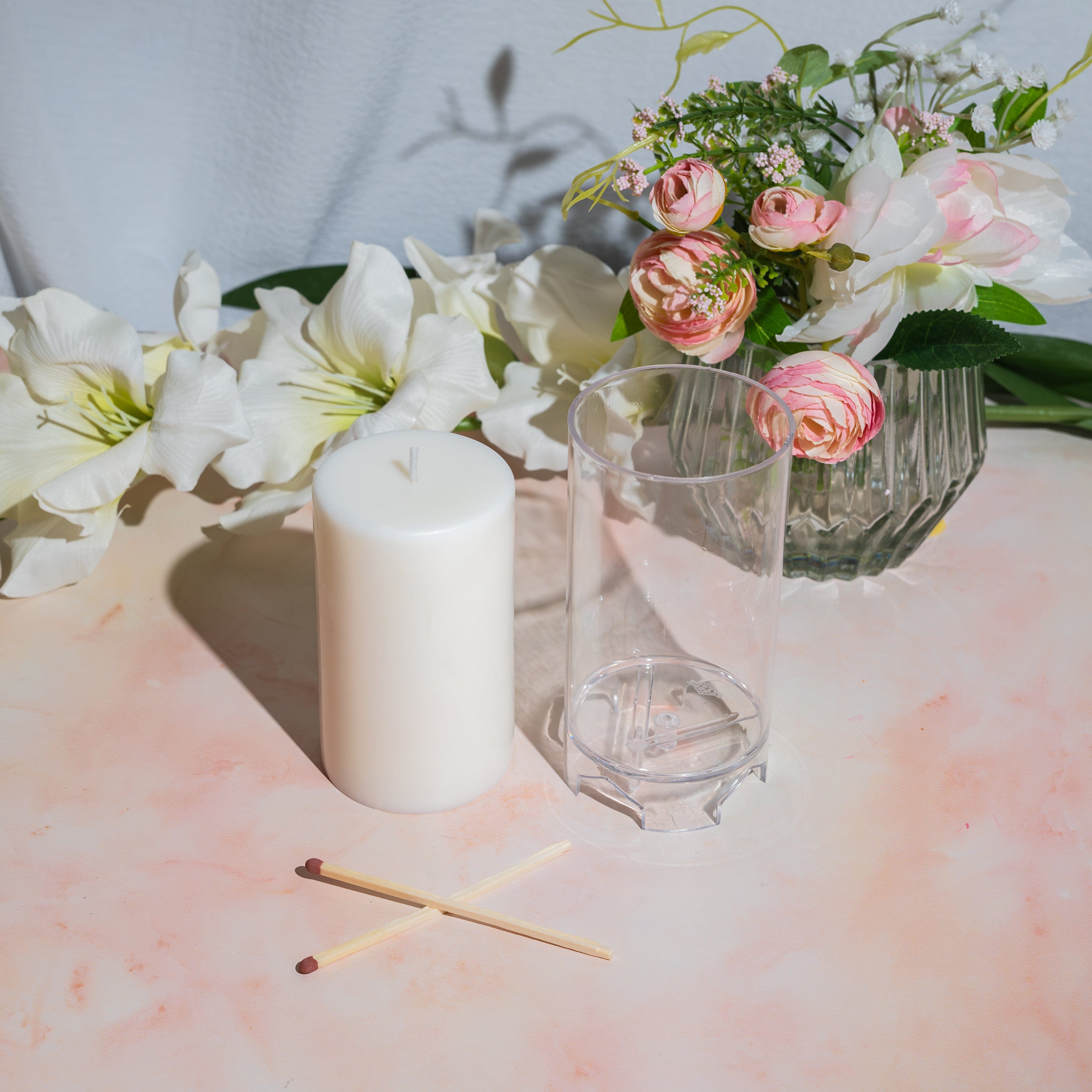 Create Elegant Pointed Cylindrical Candles With Our Plastic 