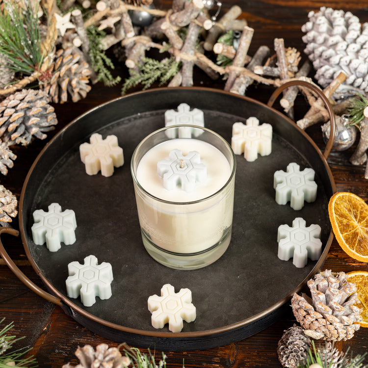 Candle Shack Pillar Mould Snowflake - Floating Candle Mould