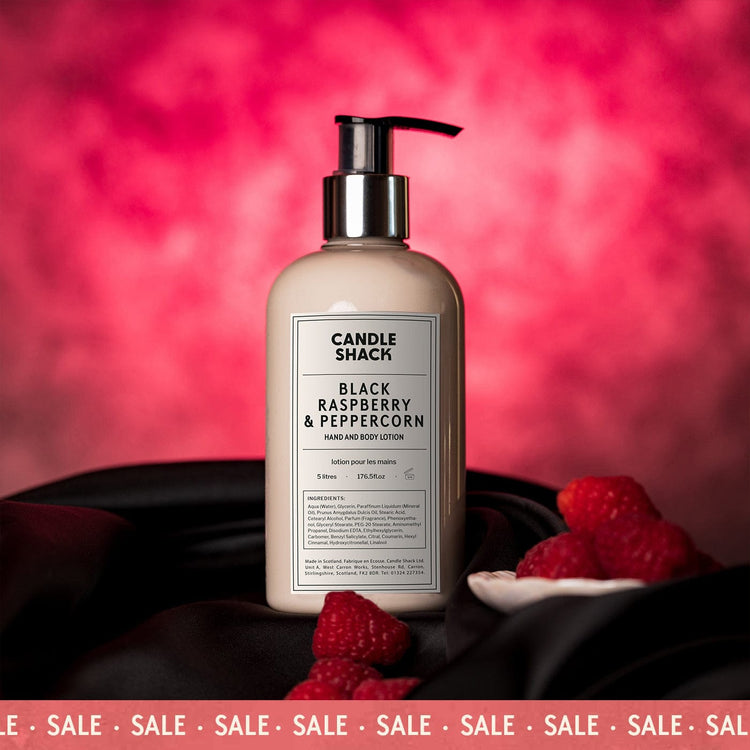 Candle Shack Soap Hand & Body Lotion - Black Raspberry & Peppercorn