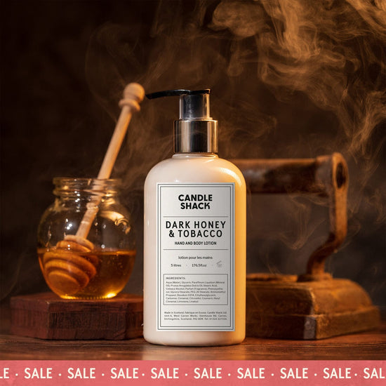 Candle Shack Soap Hand & Body Lotion - Dark Honey & Tobacco