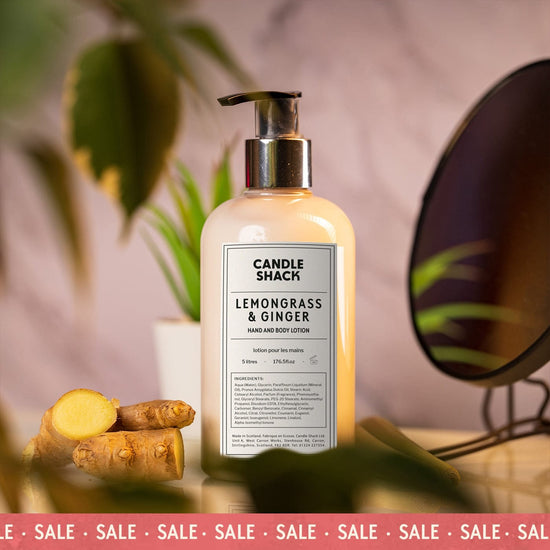Candle Shack Soap Hand & Body Lotion - Lemongrass & Ginger