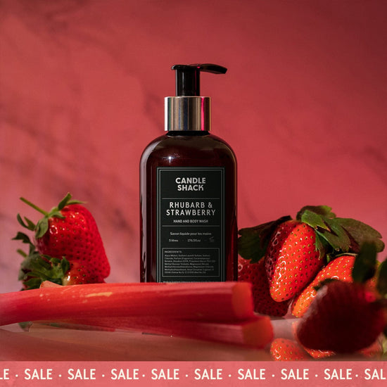 Candle Shack Soap Soap2Go - Rhubarb & Strawberry Liquid Soap
