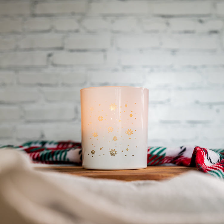 Candle Shack UK Candle Jar Winterful Life - Gloss White 30cl Lotti Christmas Candle Jar (Box of 6)