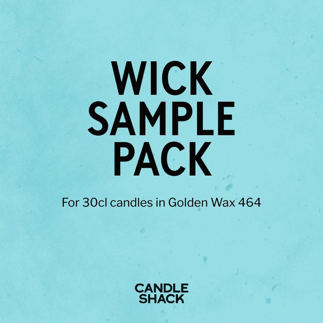 Candle Shack Wick Wick Sample Pack For 30cl Candles In Golden Wax 464