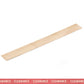 Candle Shack Wooden Wick Wood Wick - SA1 - 0.5mm x 6.3mm x 152mm