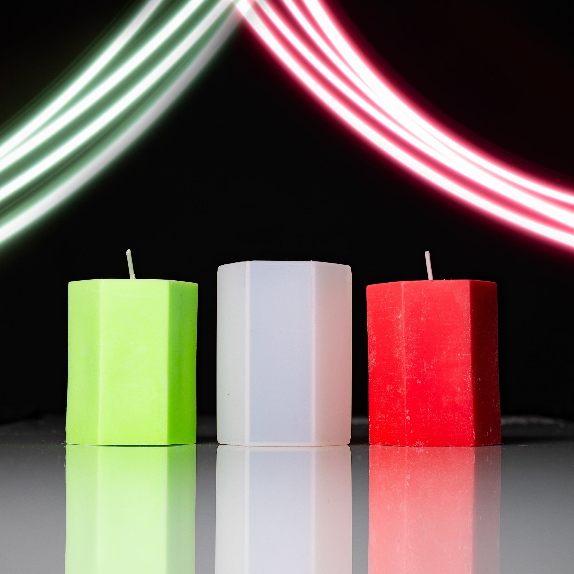 Small Hexagon - Pillar Candle Mould