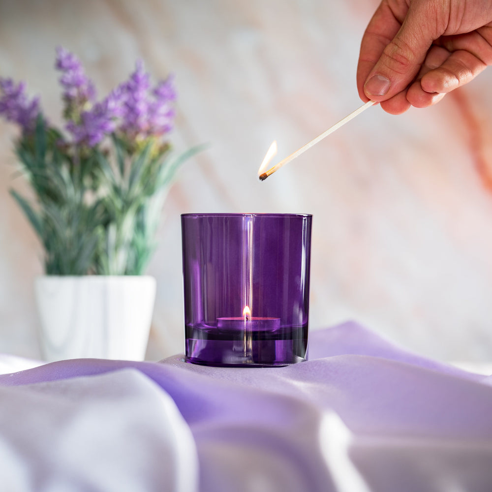 30cl Lotti Glass - Amethyst Purple