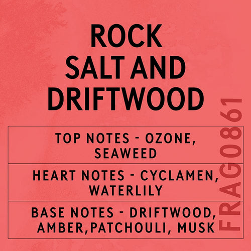 Rock Salt & Driftwood Fragrance Oil Scent Card