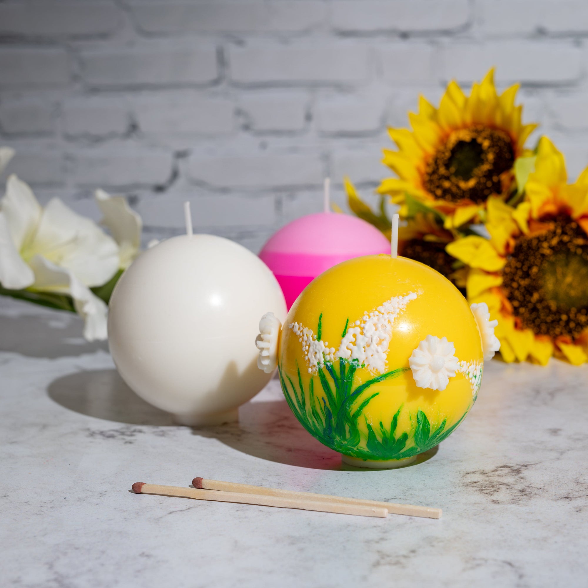 Moule à bougies cylindriques - Sphère