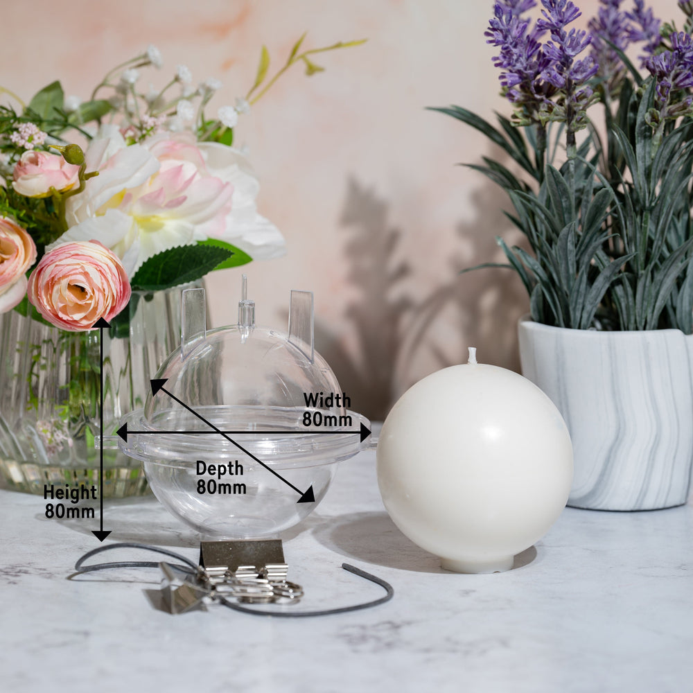 Moule à bougies cylindriques - Sphère