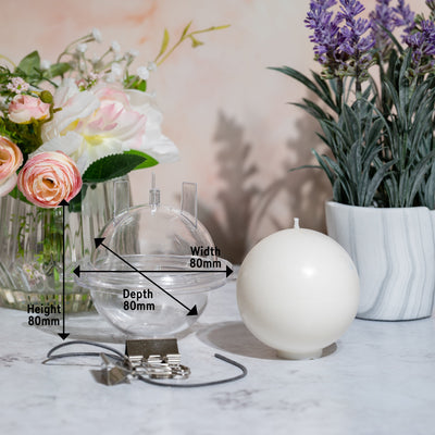 Moule à bougies cylindriques - Sphère