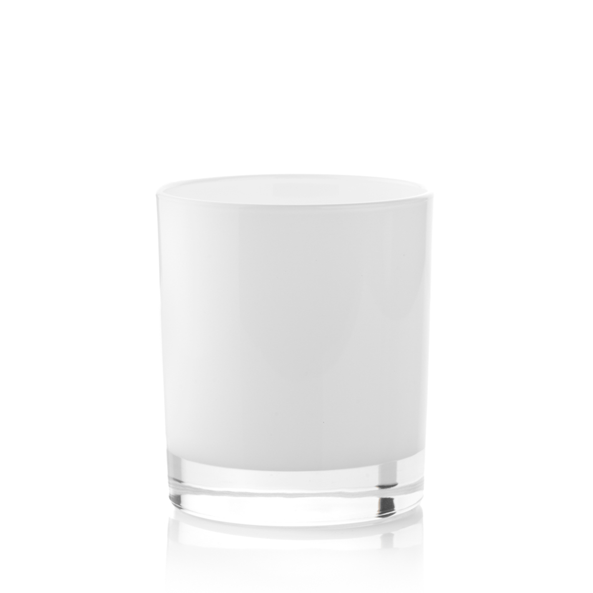 30cl Gloss White Candle Glass - Box of 12