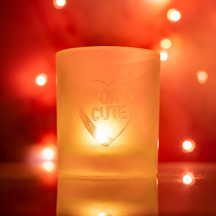 Candle Shack UK Candle Jar UR Cute - 30cl Lotti Laser-Etched Love Candle Jar (Box of 6)