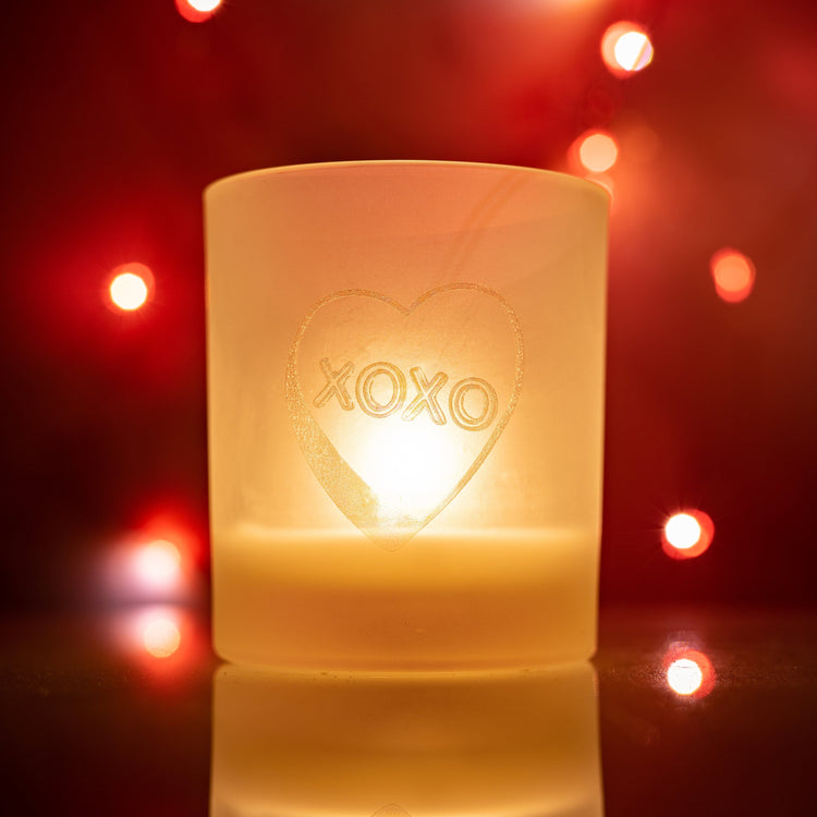 Candle Shack UK Candle Jar XOXO - 30cl Lotti Laser-Etched Love Candle Jar (Box of 6)