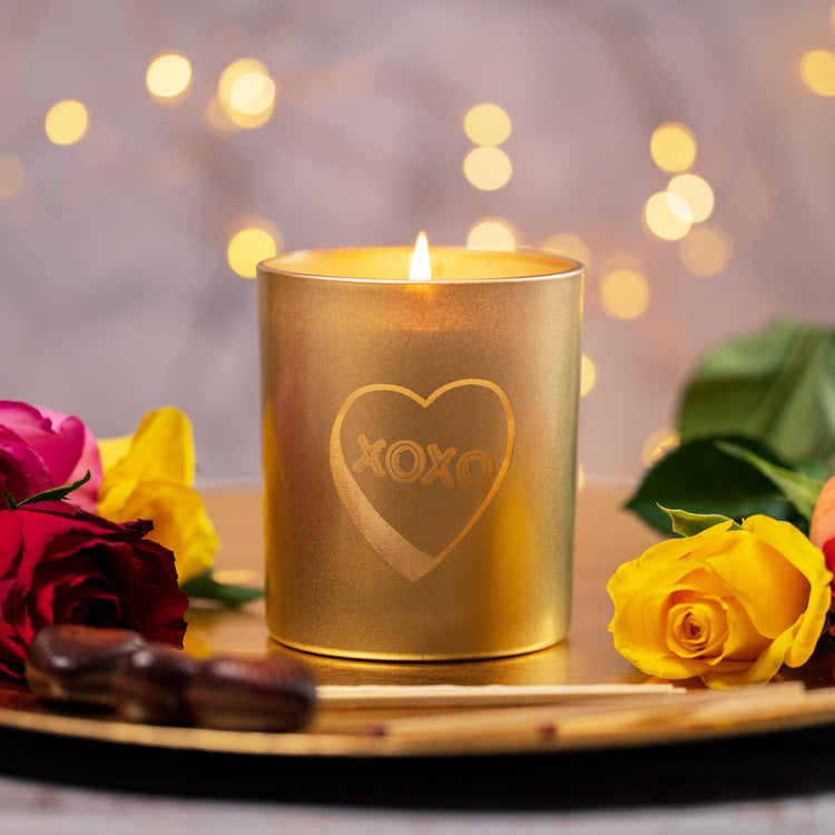 Candle Shack UK Candle Jar XOXO - 30cl Lotti Laser-Etched Love Candle Jar (Box of 6)