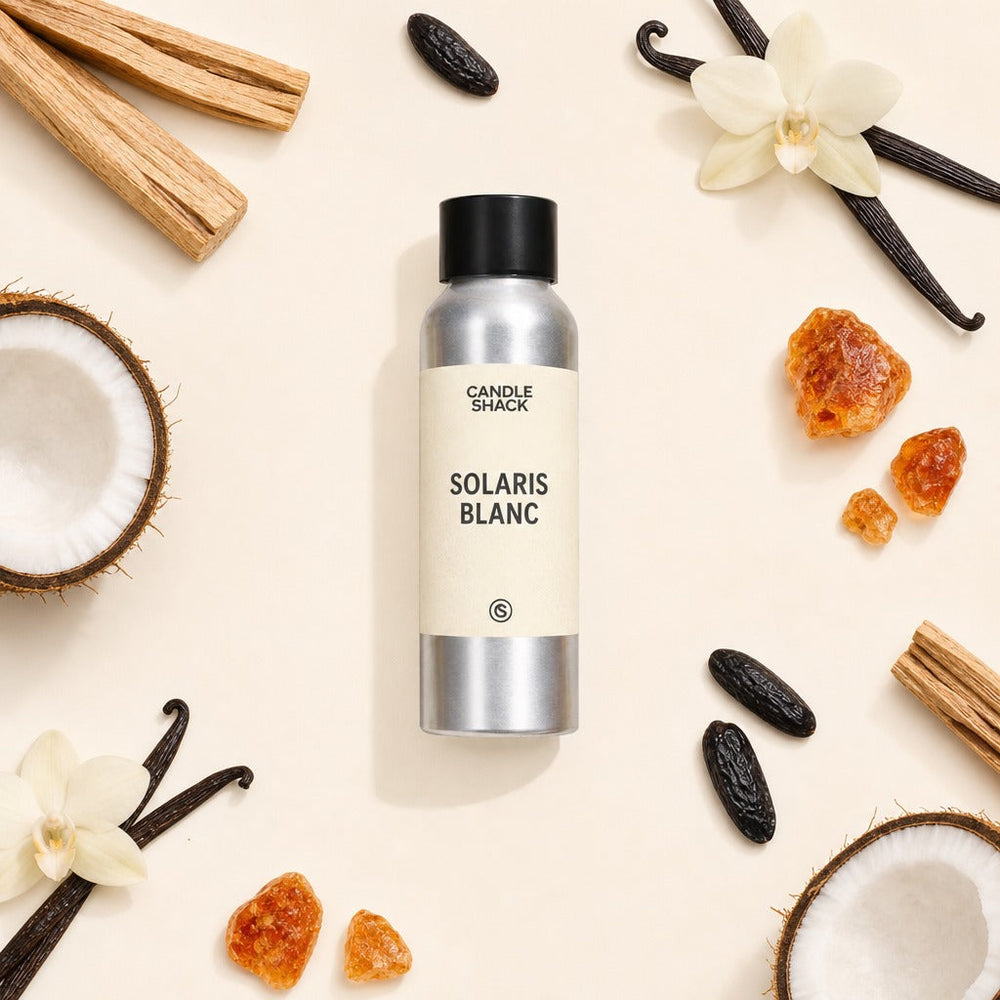 9cl Candle Recipe, Solaris Blanc in Apricot & Coconut Blend (NEW MOD)