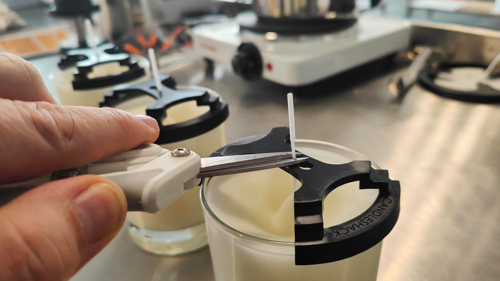 Candle Wick Selection, Cutting wicks