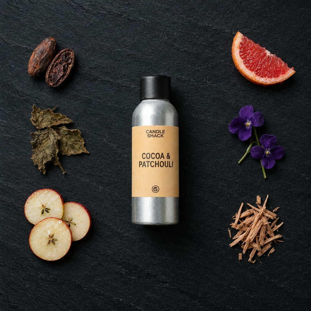 30cl Candle Recipe, Cocoa & Patchouli in Rcx