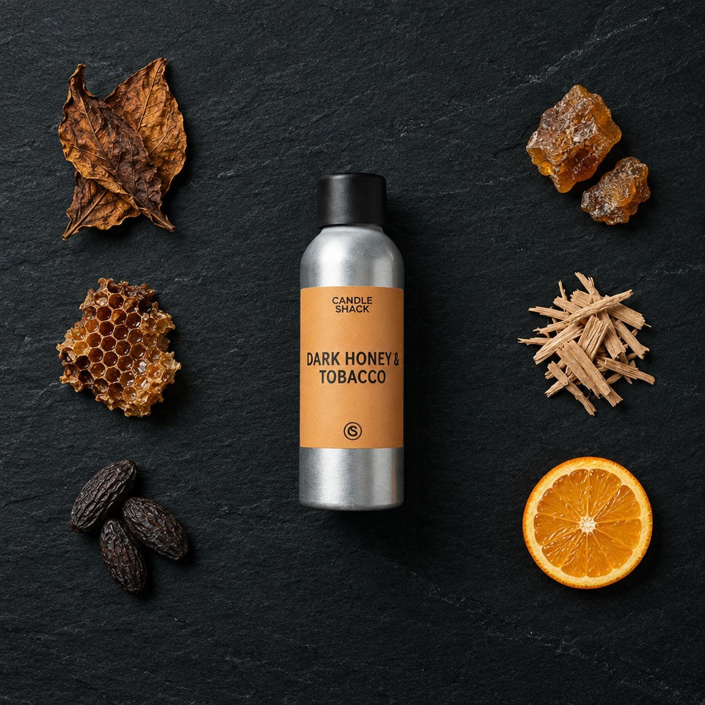 9cl Candle Recipe, Dark Honey & Tobacco in Rcx
