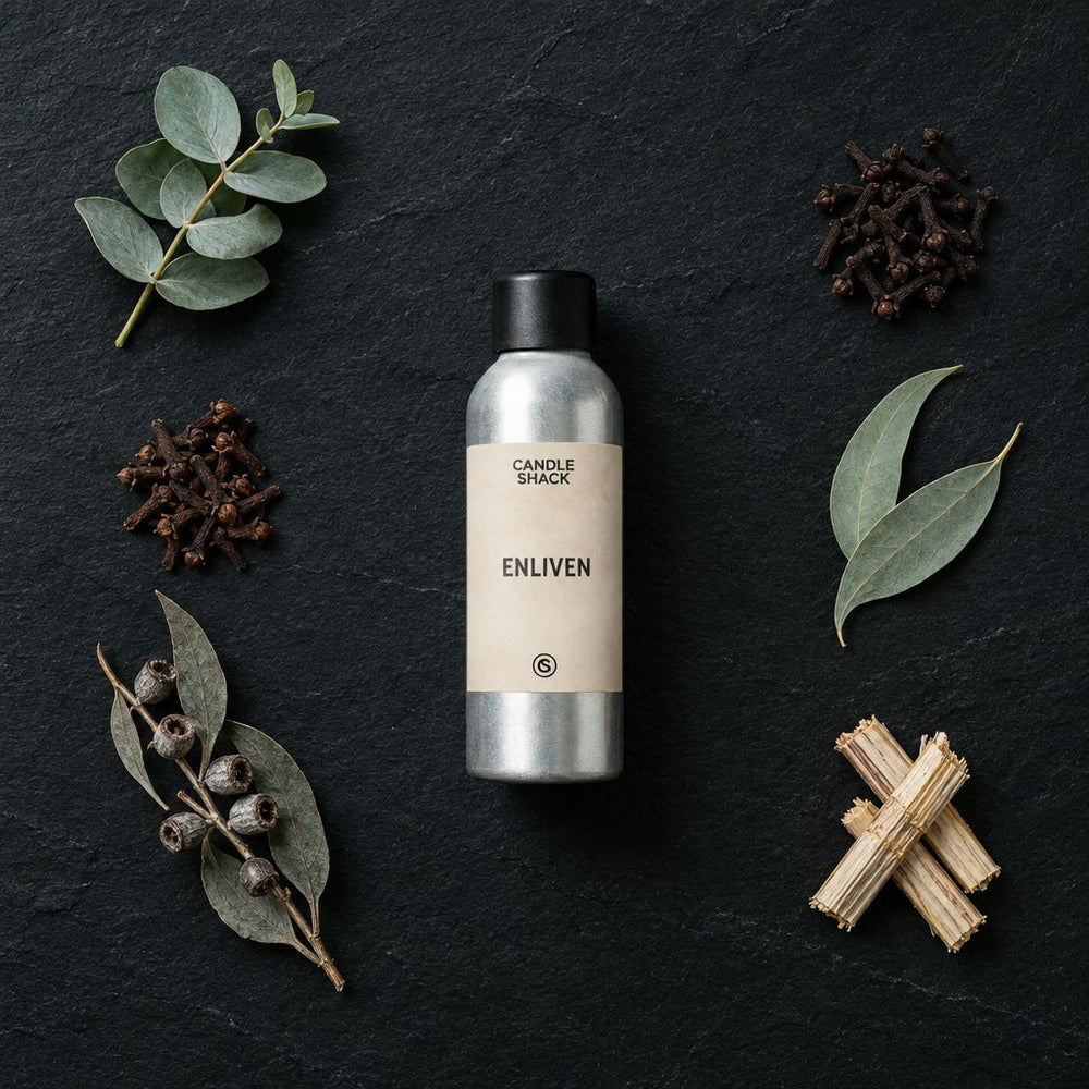 9cl Candle Recipe, Enliven Natural Oil in RCX (Stabilo 4 Wick)