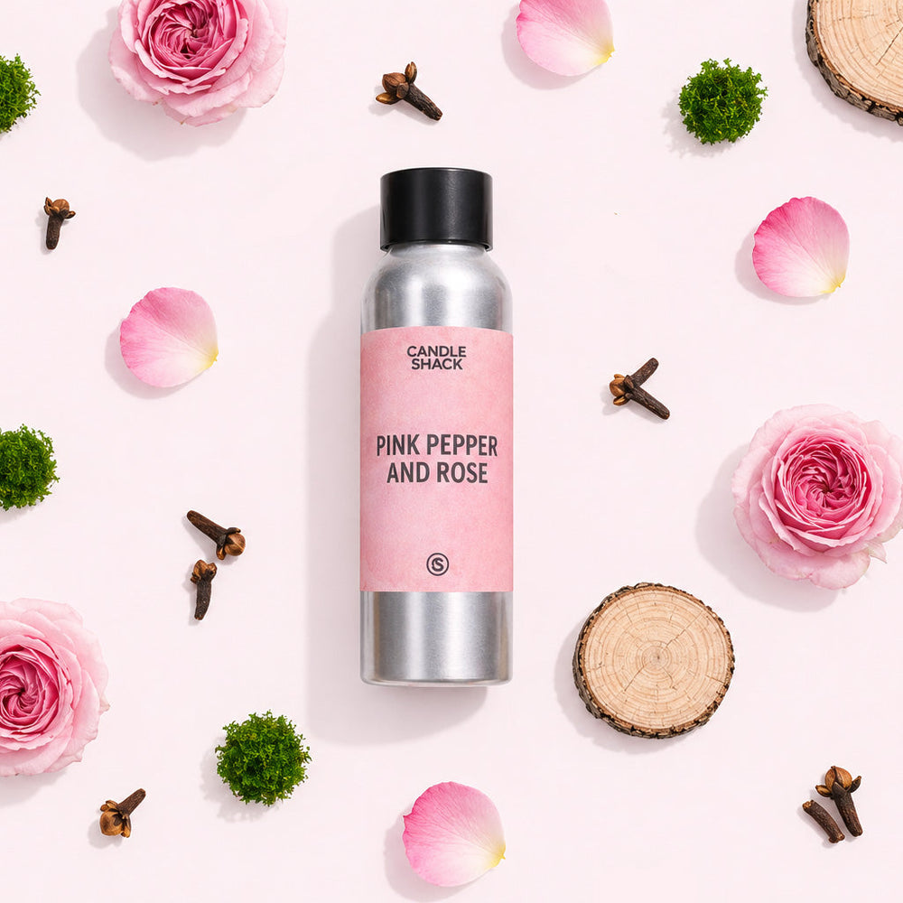 30cl Candle Recipe, Pink Pepper & Rose in Rcx