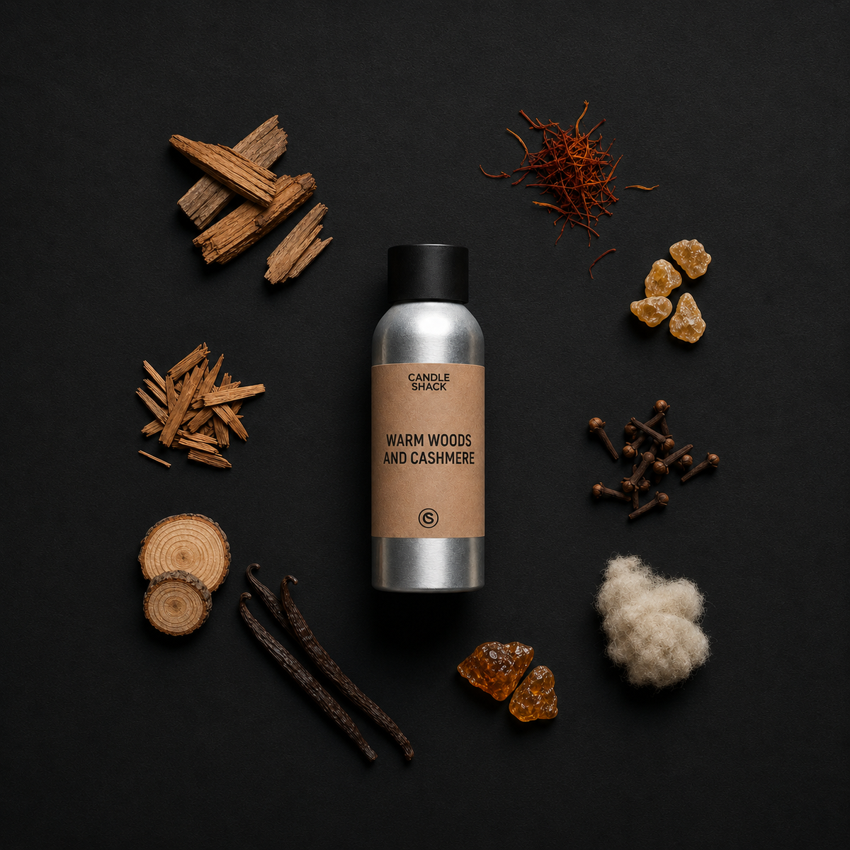 30cl Candle Recipe, Warm Woods & Cashmere in Rcx