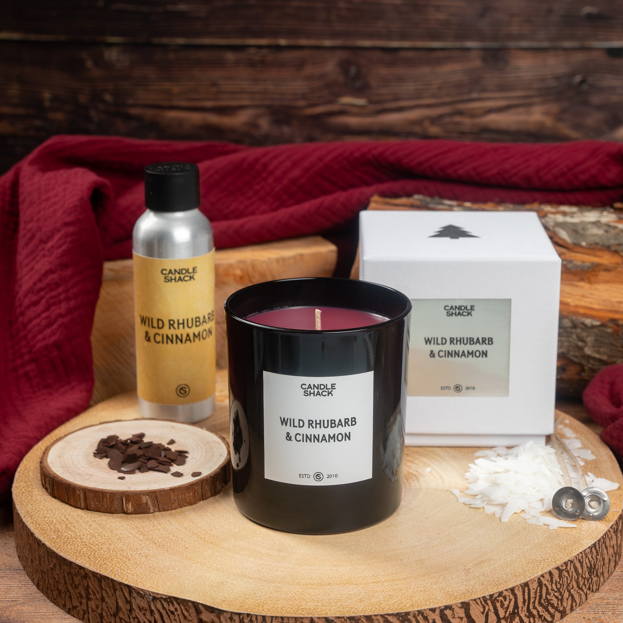 30cl Coloured Dye Recipe, Wild Rhubarb and Cinnamon in EU464